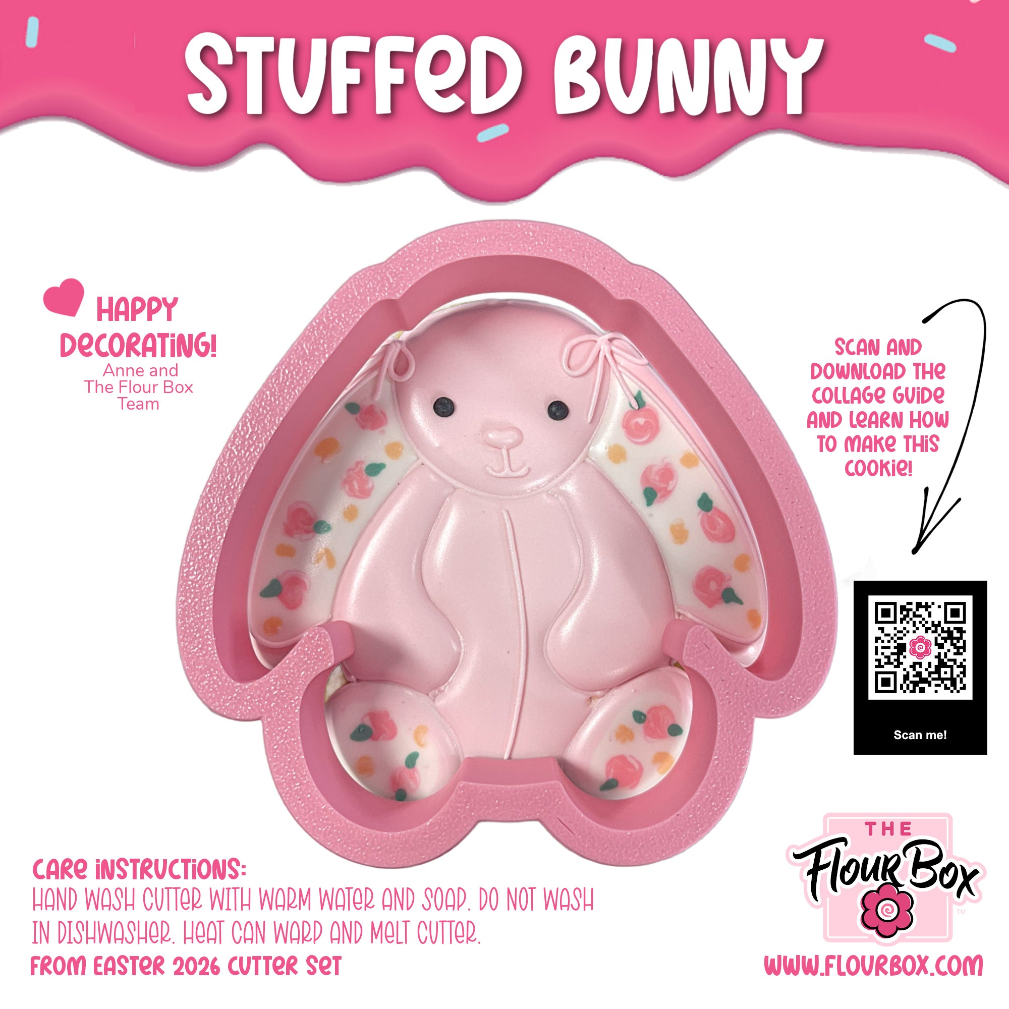 Stuffed Bunny Cookie Cutter