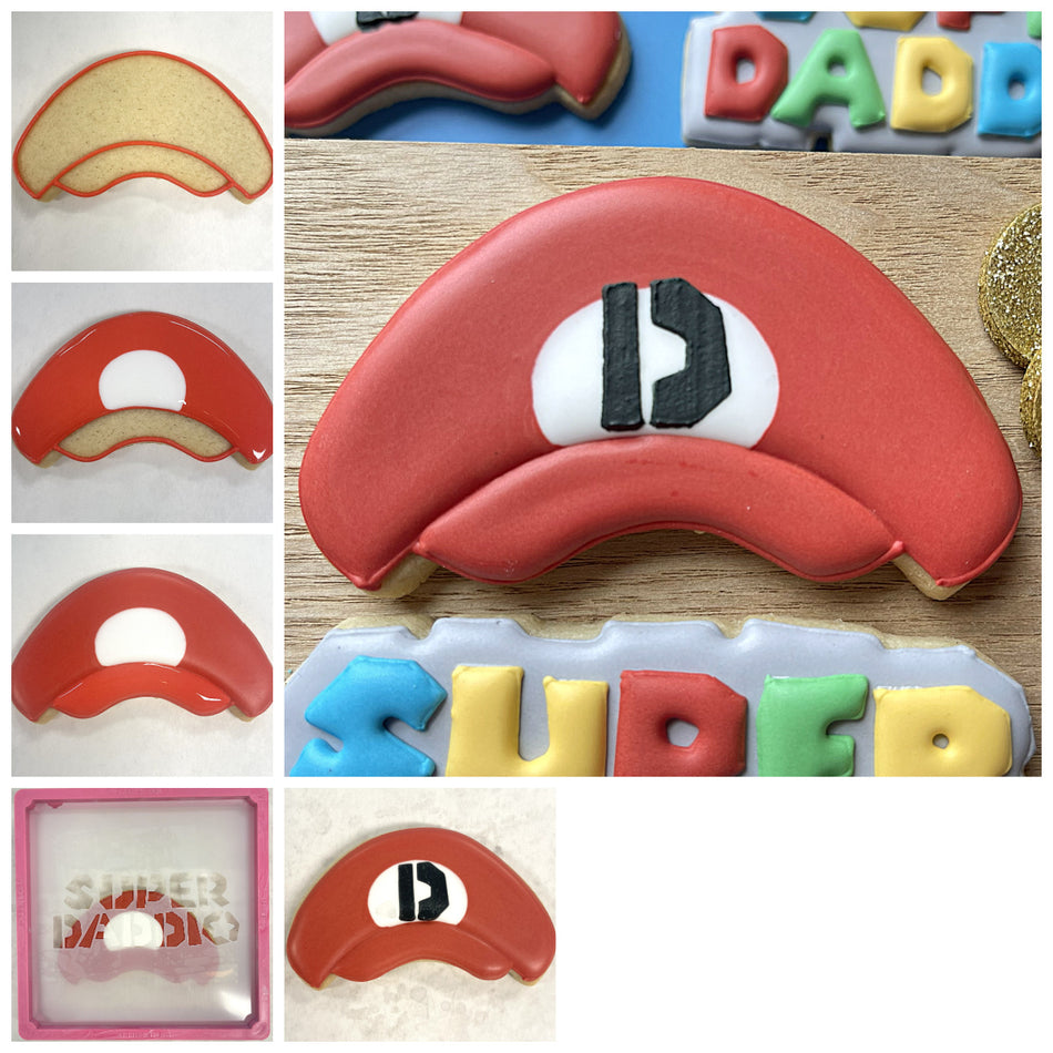 Super Daddio Hat Cookie Cutter