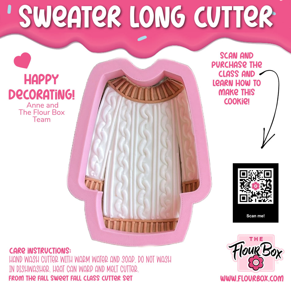 Sweater Long Cookie Cutter