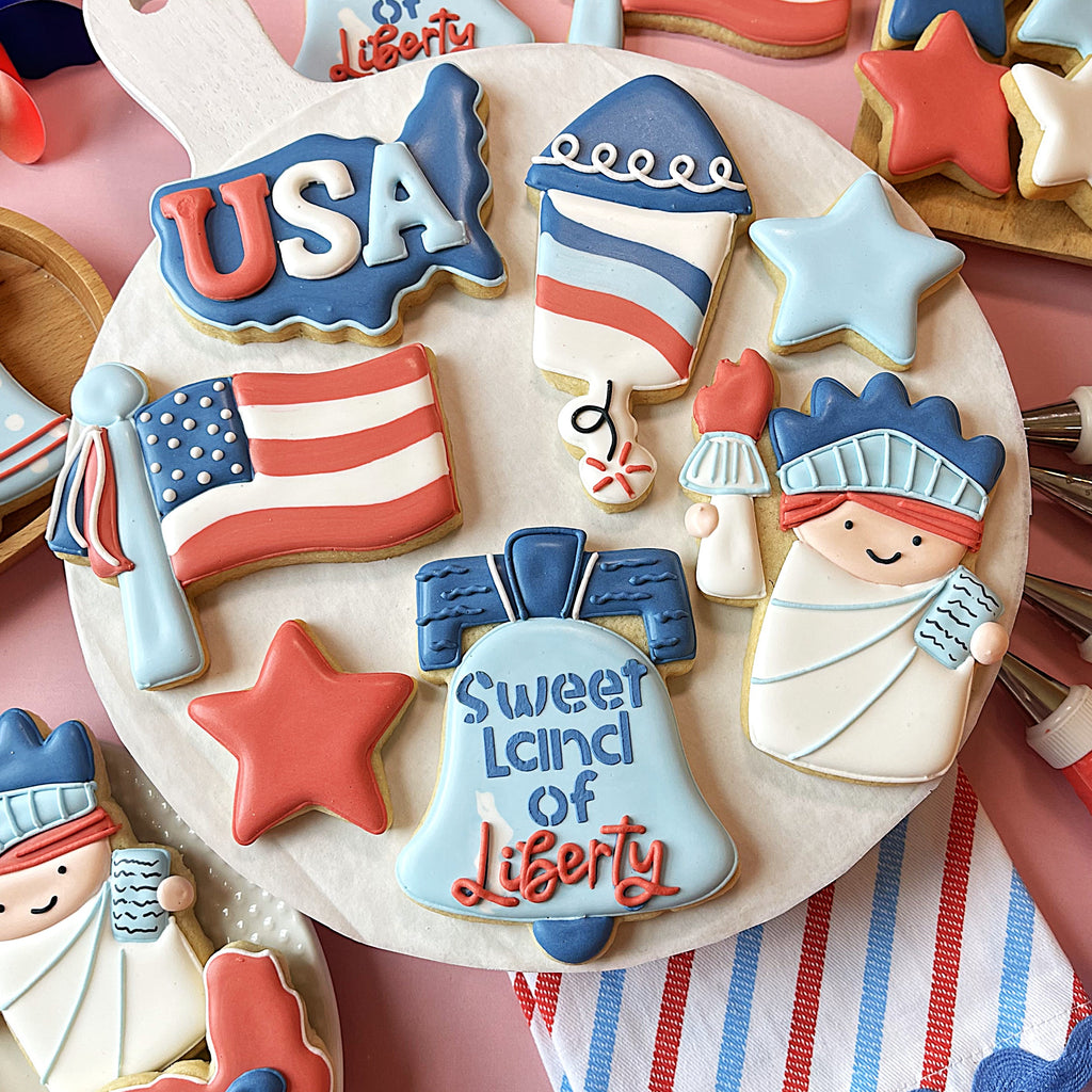 Sweet  Land of Liberty Cookie Decorating Kit
