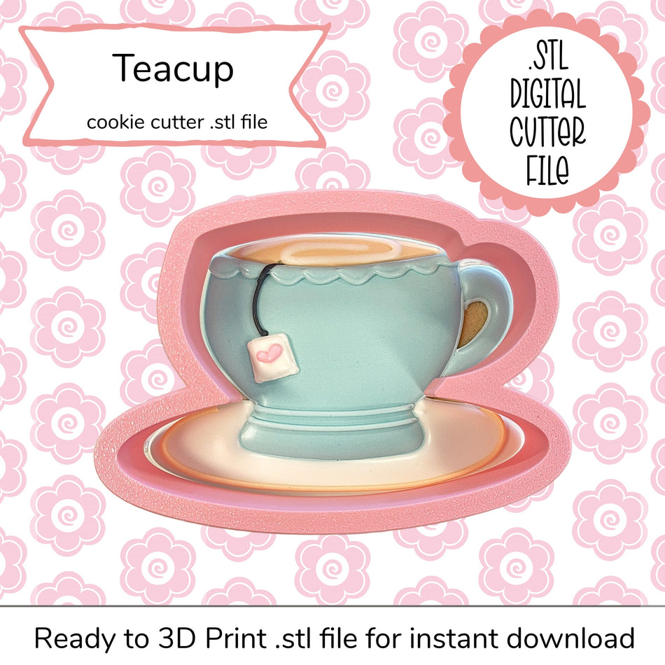 Teacup Cutter STL File (digital file)