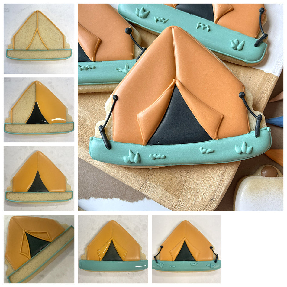 Camping Tent Cookie Cutter