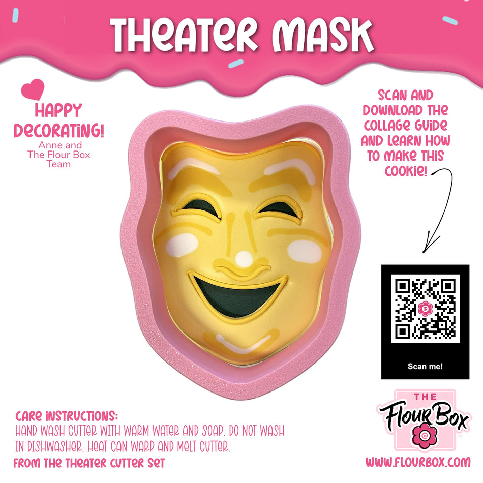 Theater Mask Cookie Cutter