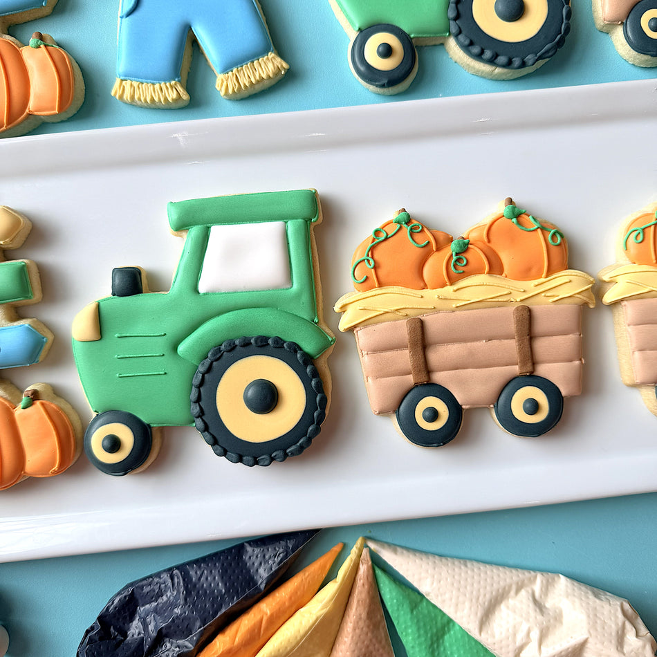 Pumpkin Wagon Flour Box Club Cookie Cutter