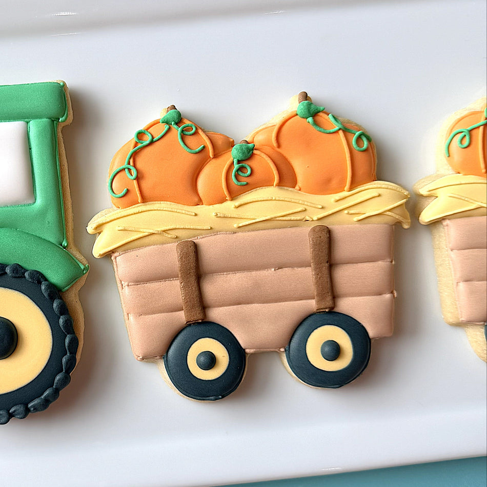Pumpkin Wagon Flour Box Club Cookie Cutter