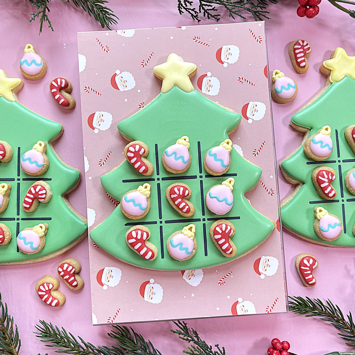 Tree Tic Tac Toe Cookie Cutter Set