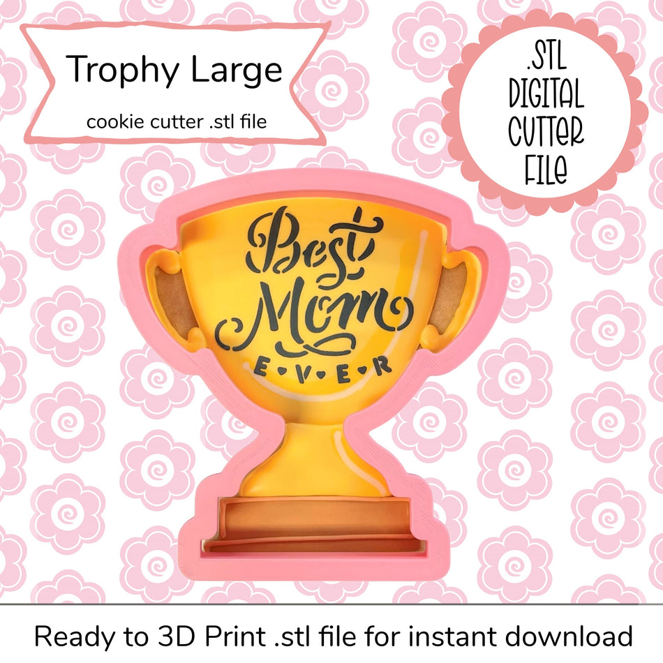 Trophy Large Cutter STL File (digital file)