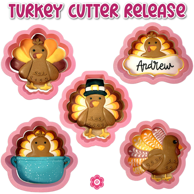 Turkey Cookie Cutter Bundle (5 Cutters)