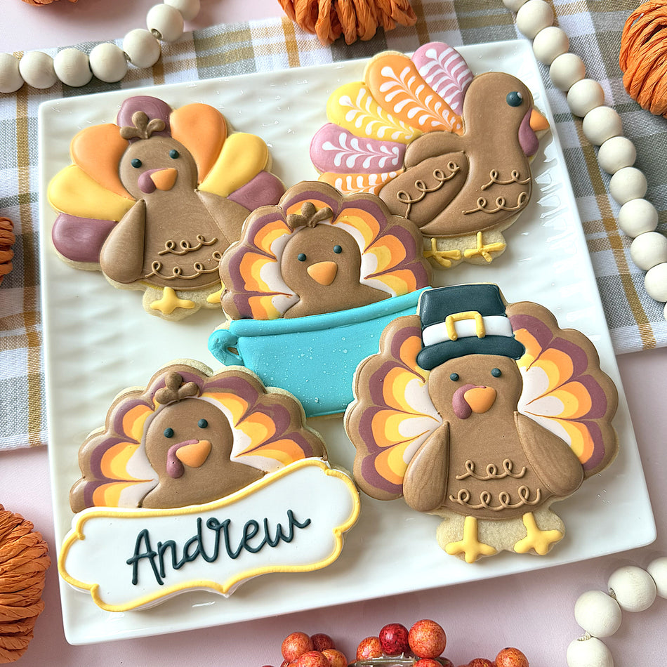 Turkey Cookie Cutter Bundle (5 Cutters)