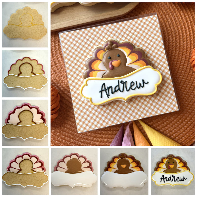 Turkey Plaque Cookie Cutter