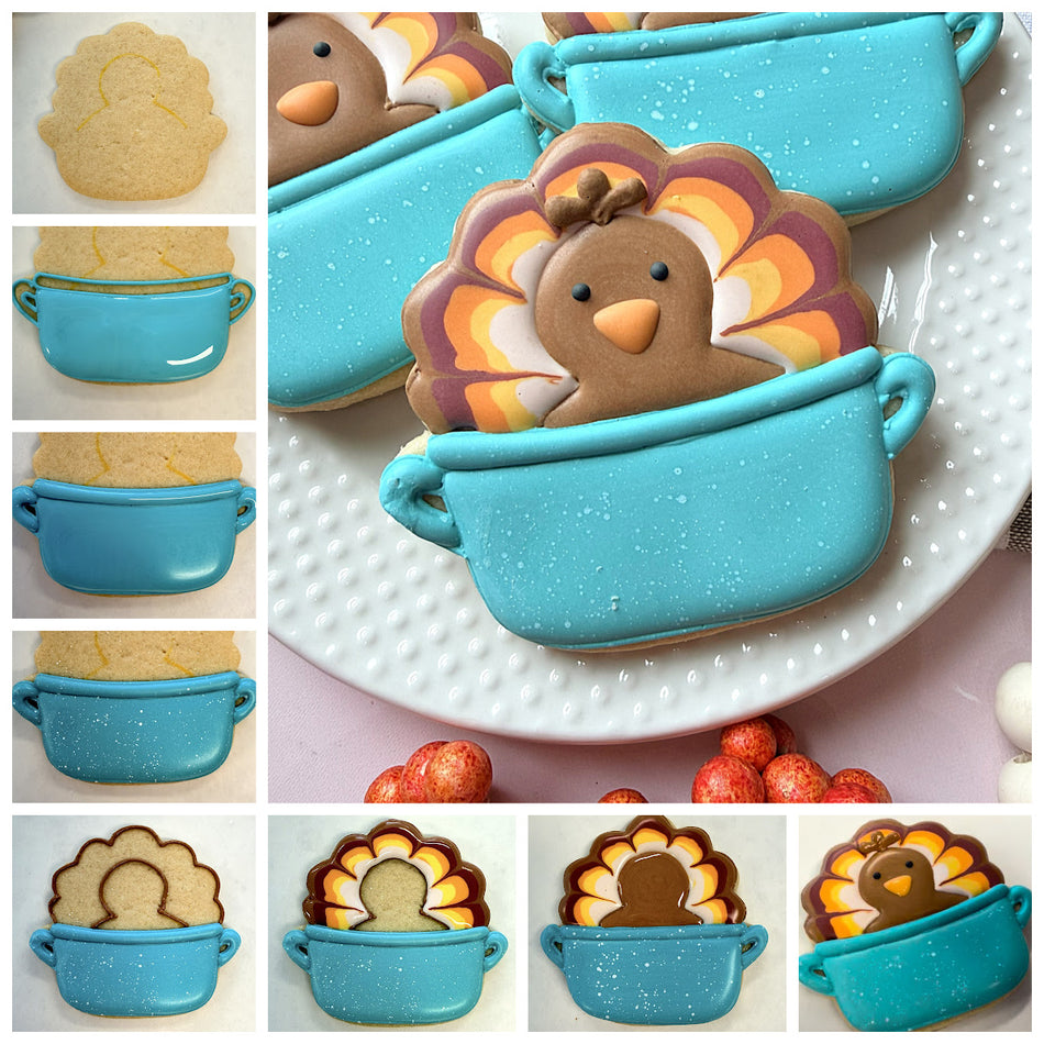 Turkey in Pot Cookie Cutter