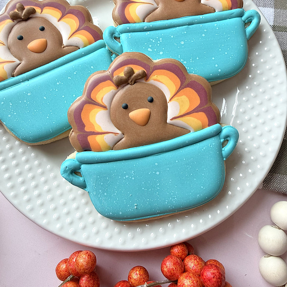 Turkey in Pot Cookie Cutter