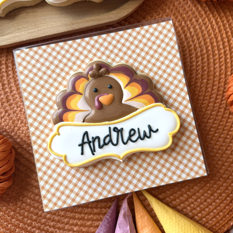 Turkey Plaque Cookie Cutter