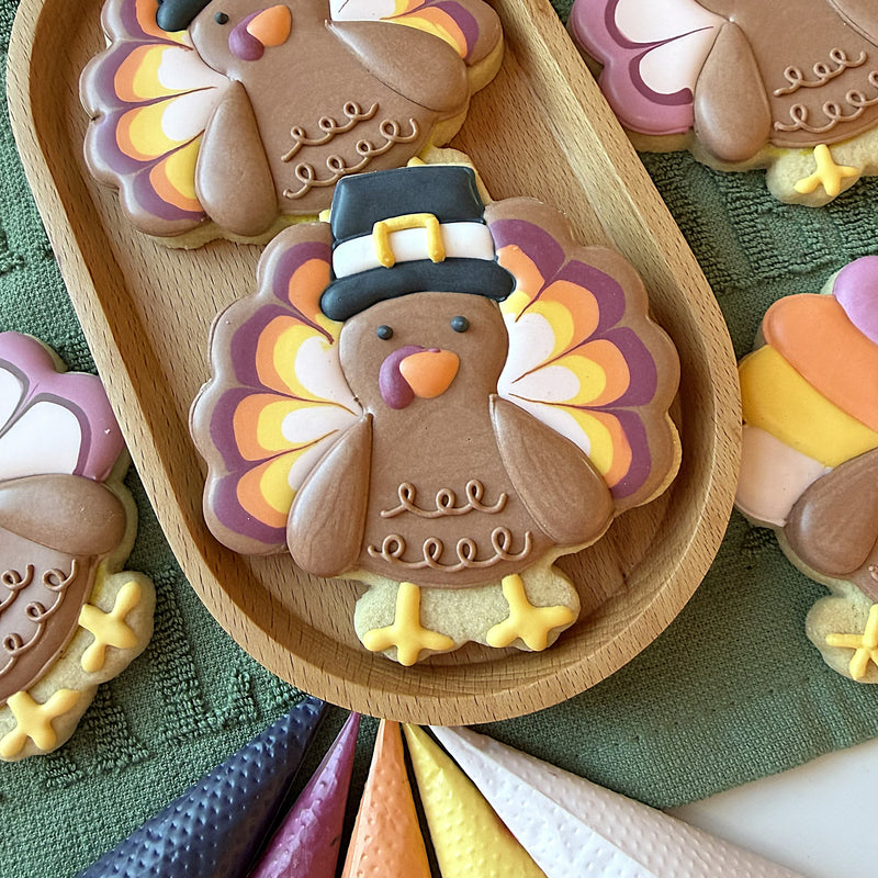 Turkey with Pilgrim Hat Cookie Cutter