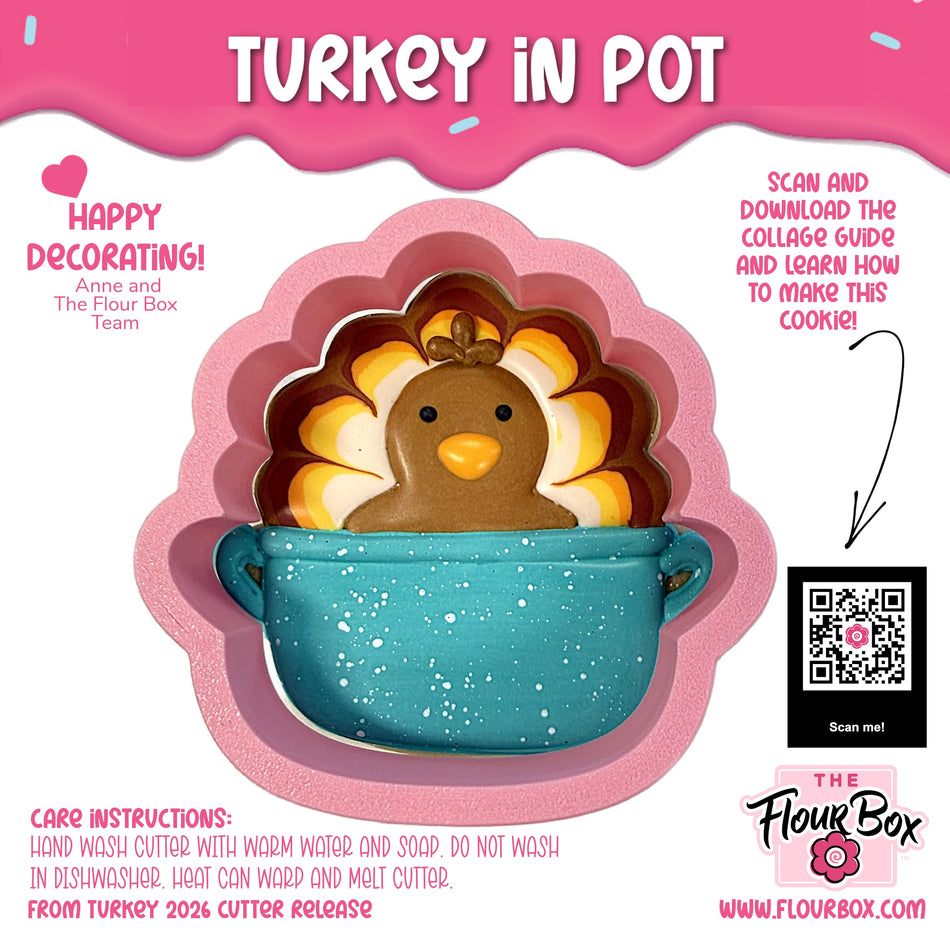 Turkey in Pot Cookie Cutter