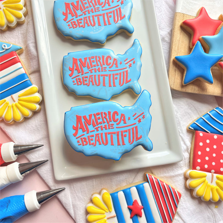 Stunning Stenciled Cookies with the Stencil Genie