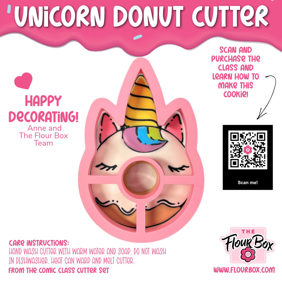 Unicorn Donut Cookie Cutter