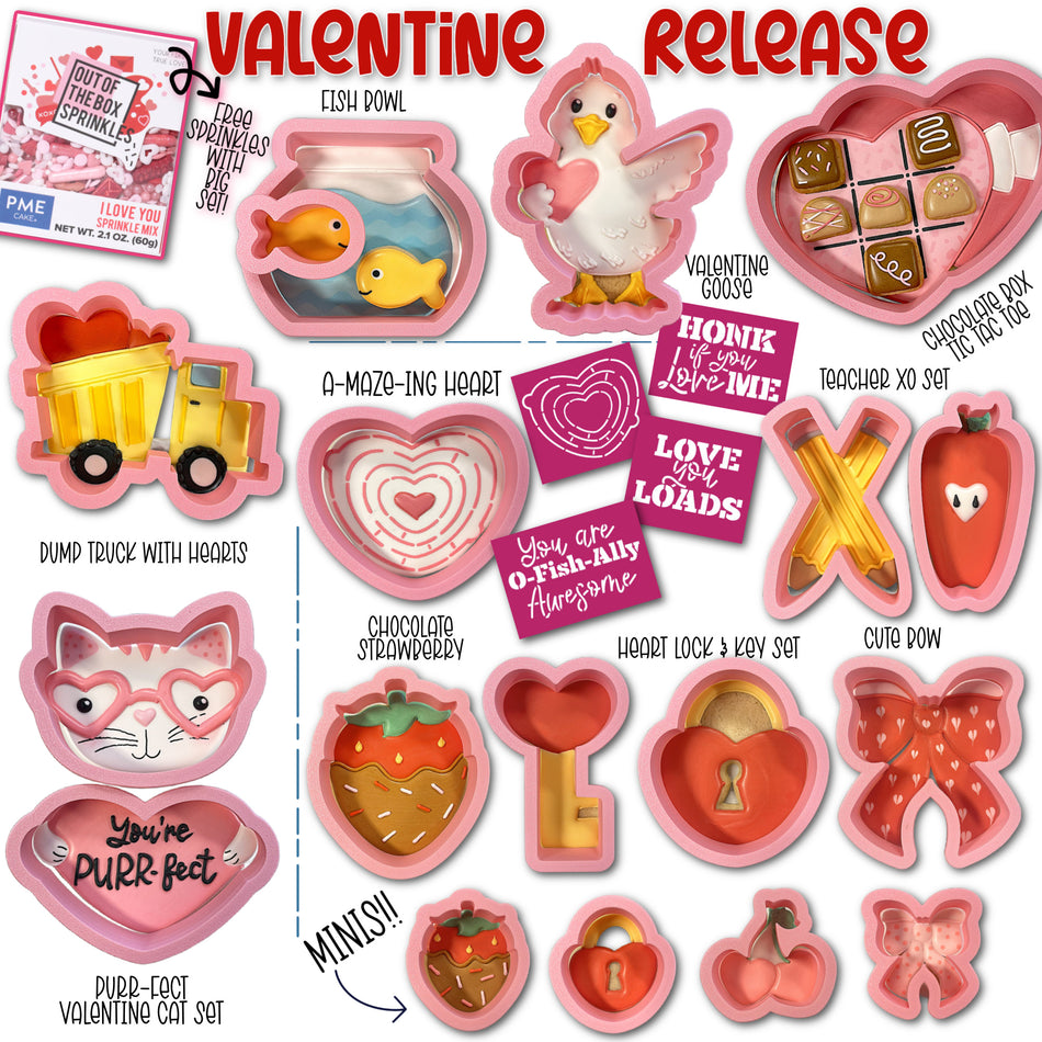 Valentine 2026 Cookie Cutter Set