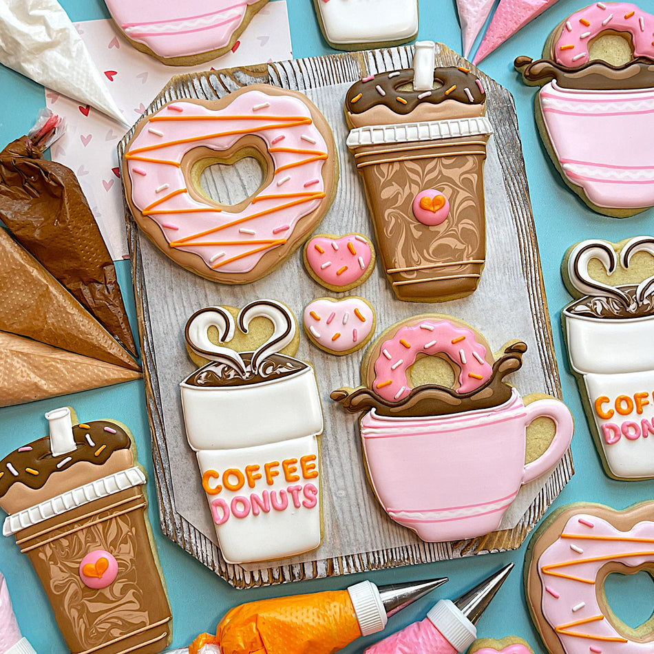 Steamy Heart Latte Cookie Cutter