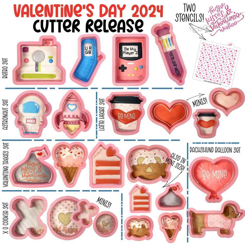 Valentine 2024 Cookie Cutter Set – The Flour Box