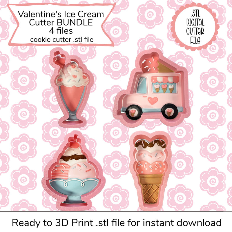 Valentine's Ice Cream Decorating Online Class Recording