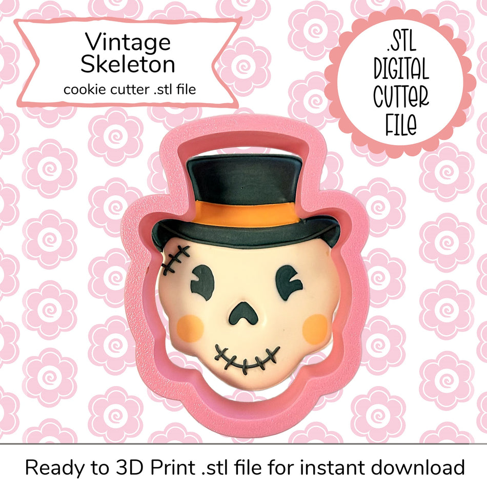 Vintage Skeleton Cutter STL File (digital file)