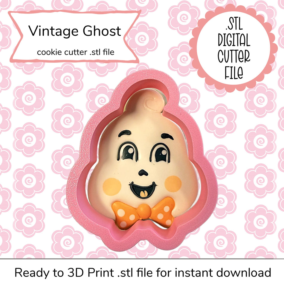 Vintage Ghost Cutter STL File (digital file)