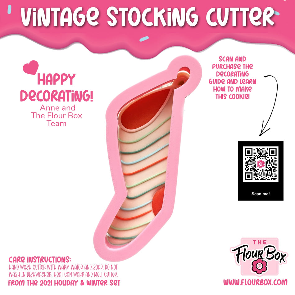 Vintage Stocking Cookie Cutter