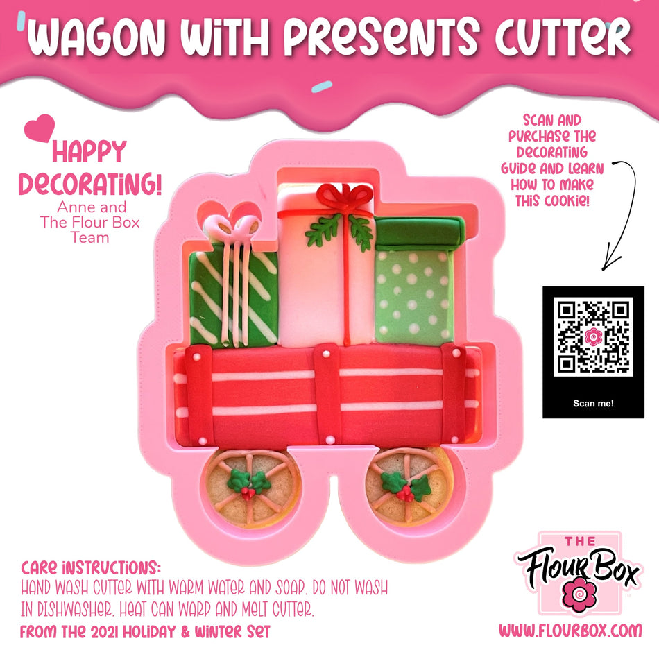 Wagon with Presents Cookie Cutter