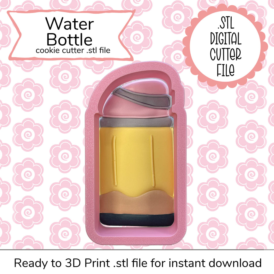 Water Bottle Cutter STL File (digital file)