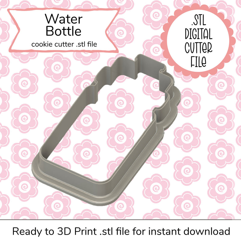 Sport Water Bottle STL Cutter File (digital file)