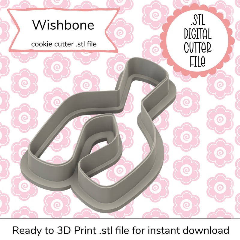 Wishbone Cutter STL File (digital file)