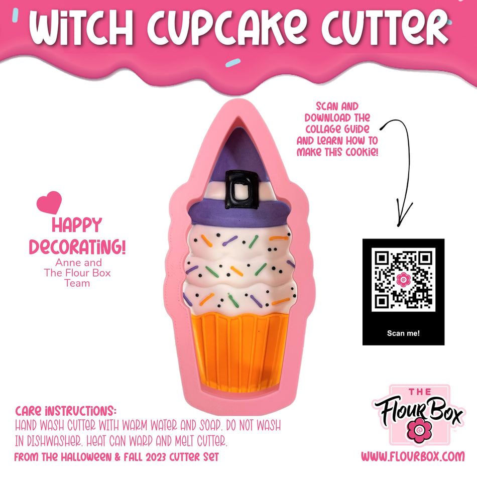 Witch Cupcake Cookie Cutter