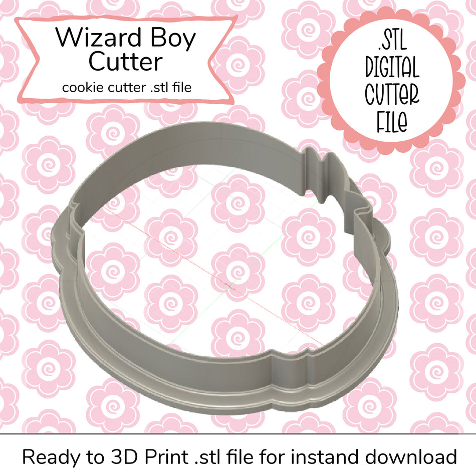 Wizard Boy STL Cutter File (digital file)