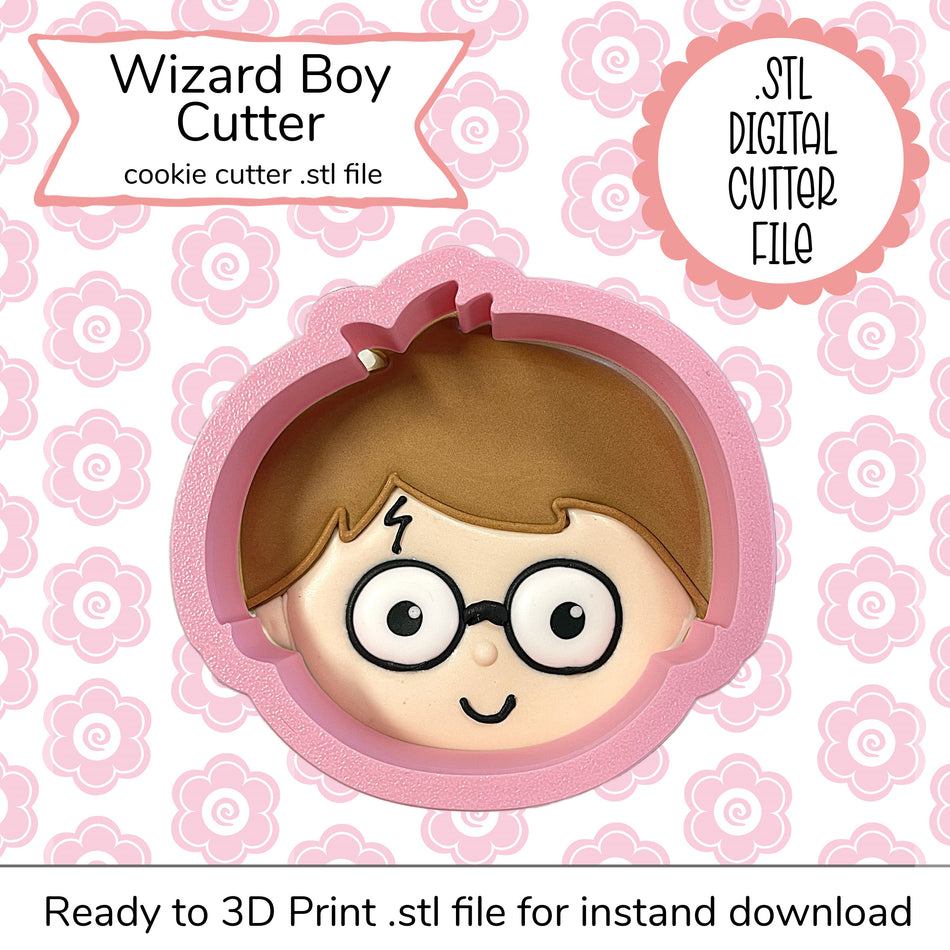 Wizard Boy STL Cutter File (digital file)
