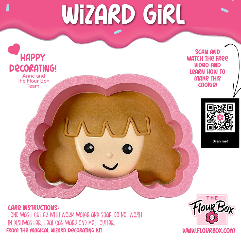 Wizard Girl Cookie Cutter