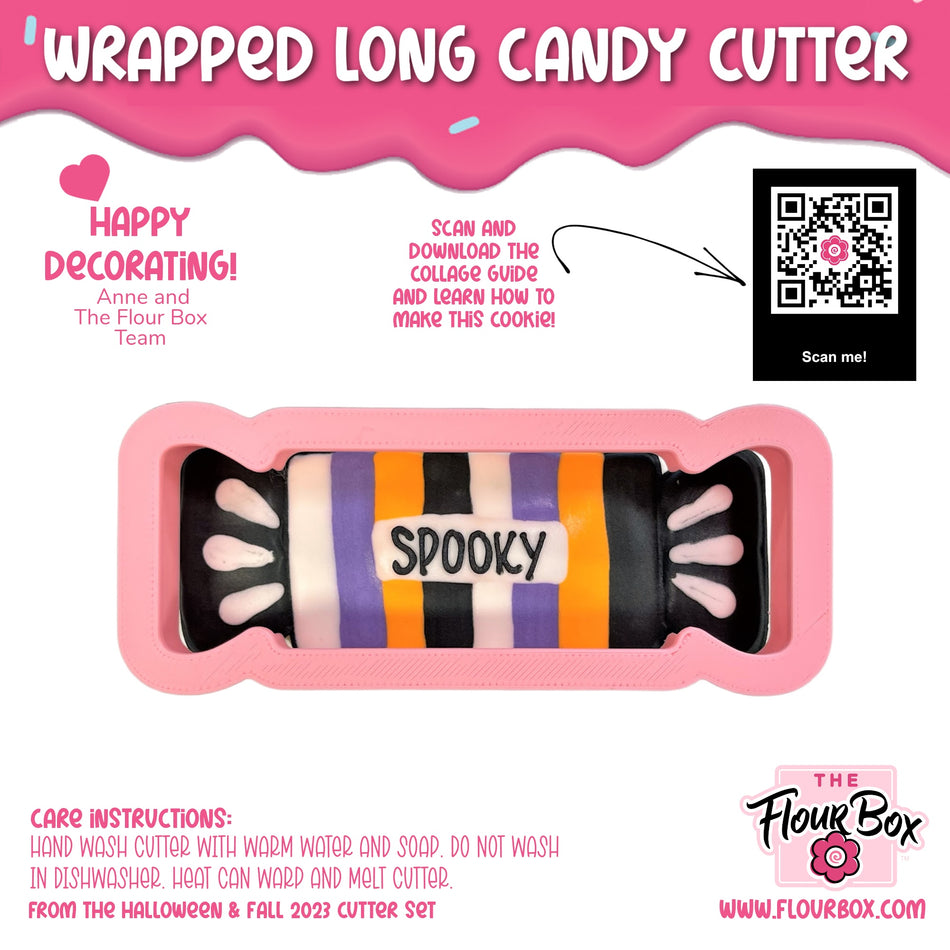 Wrapped Long Candy Cookie Cutter