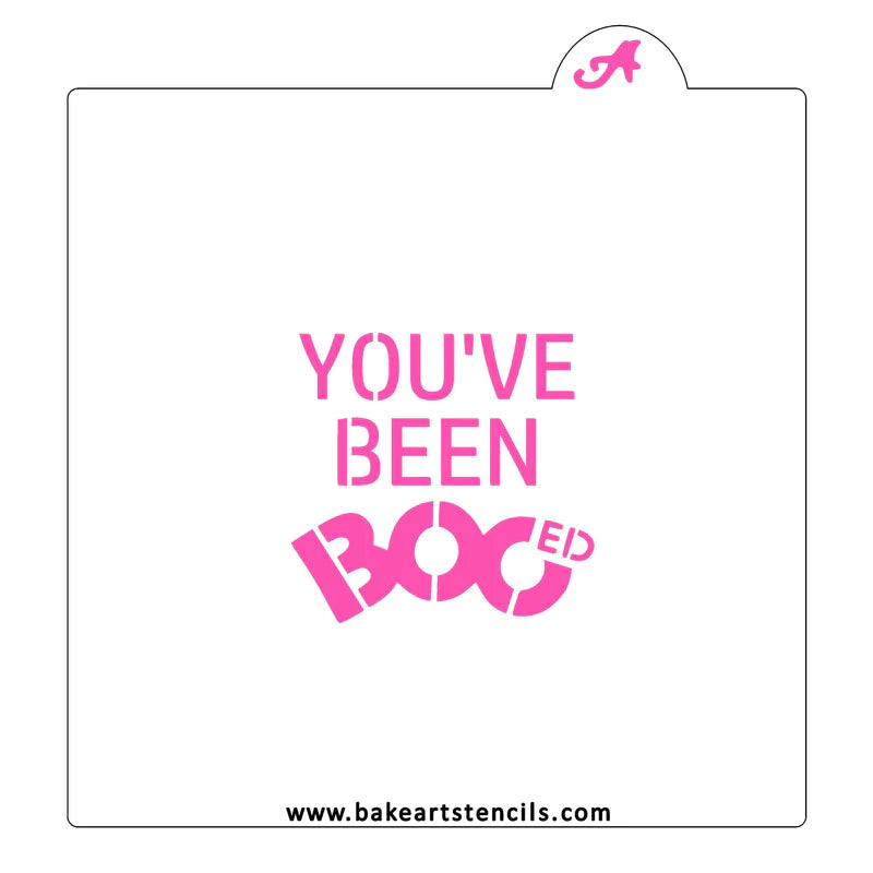 You've Been Booed BakeArt Stencil