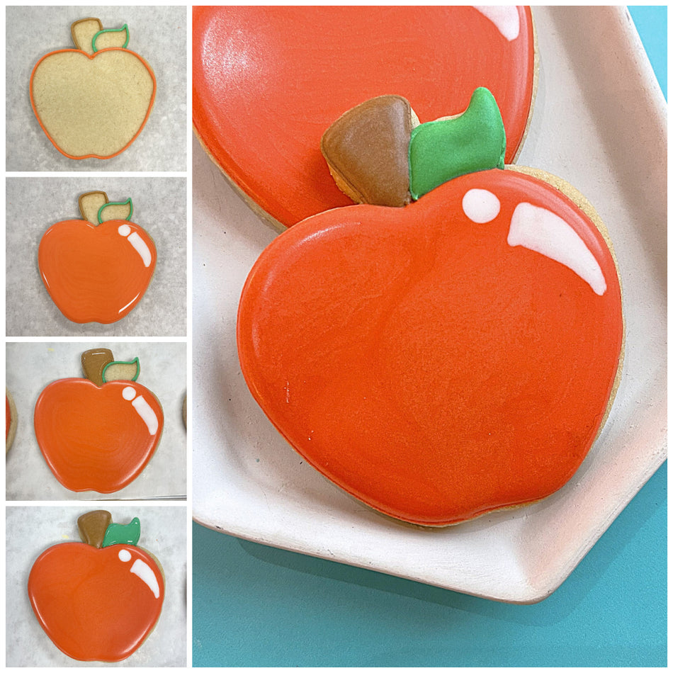 Apple with Leaf Cookie Cutter