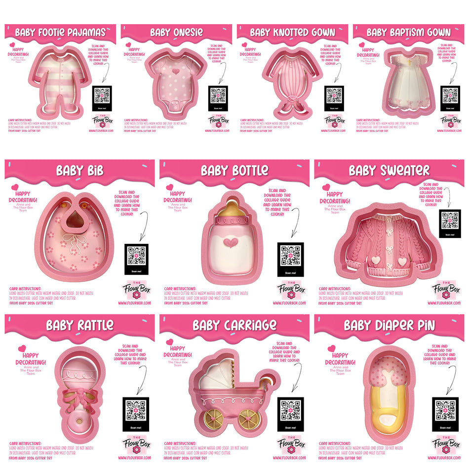 Baby Cookie Cutter Bundle (10 Cutters)