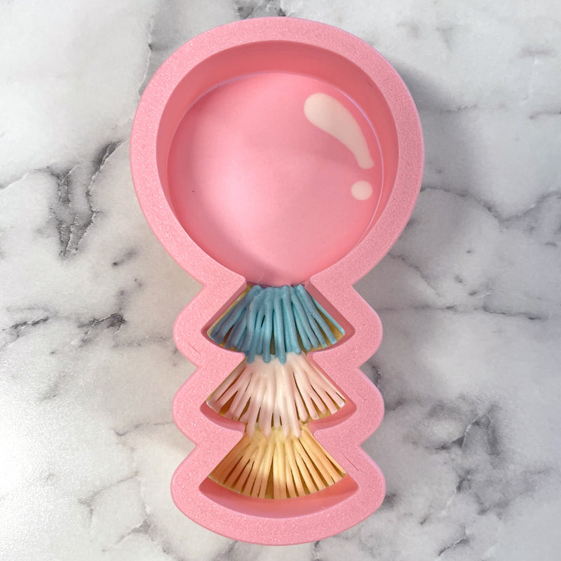 Balloon with Tassels Flour Box Club Cookie Cutter