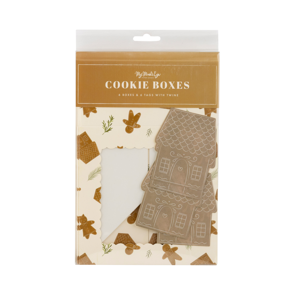 Whimsy Gingerbread Cookie Boxes