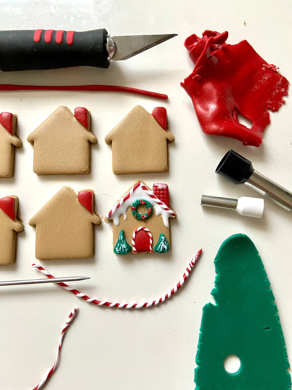 Gingerbread House Earrings