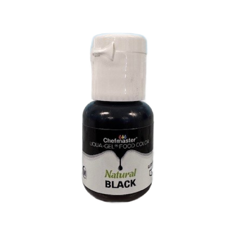 Natural Black Chefmaster 10ml LIQUA-GEL