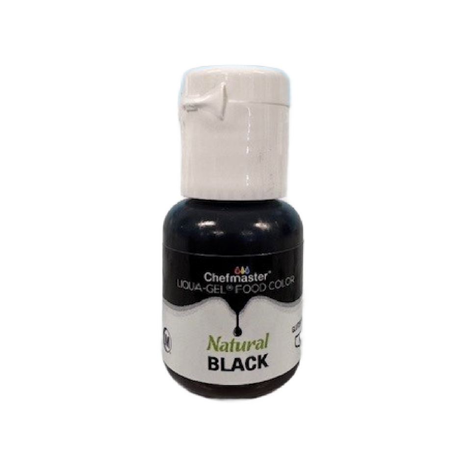 Natural Black Chefmaster 10ml LIQUA-GEL