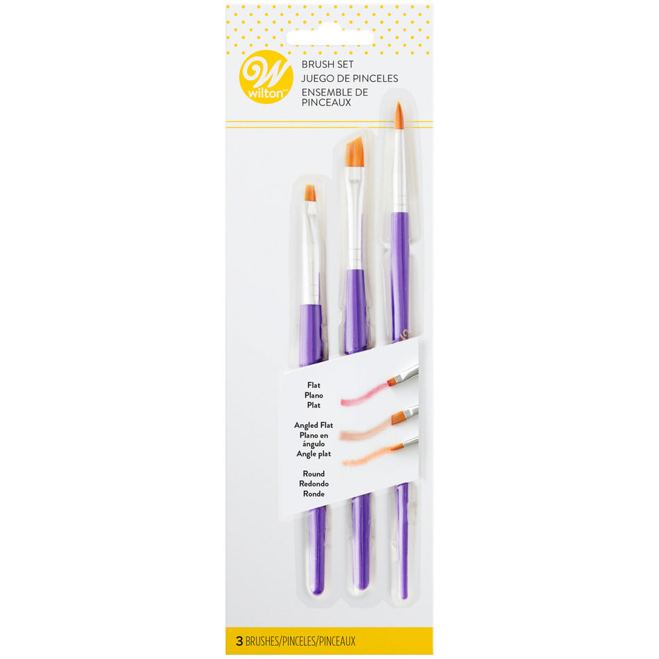 3 Piece Decorating Brush Set - Image 1 of 3