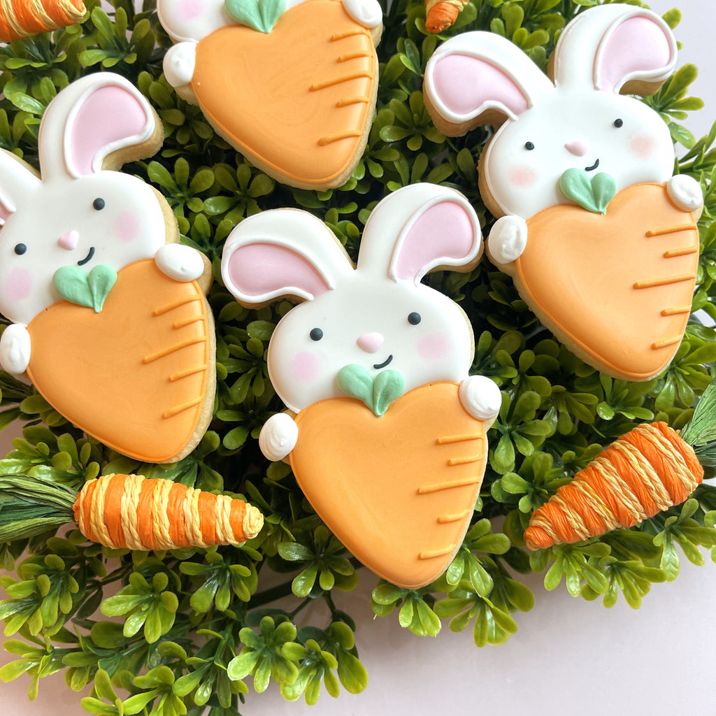 Bunny with Heart Carrot Cookie Cutter
