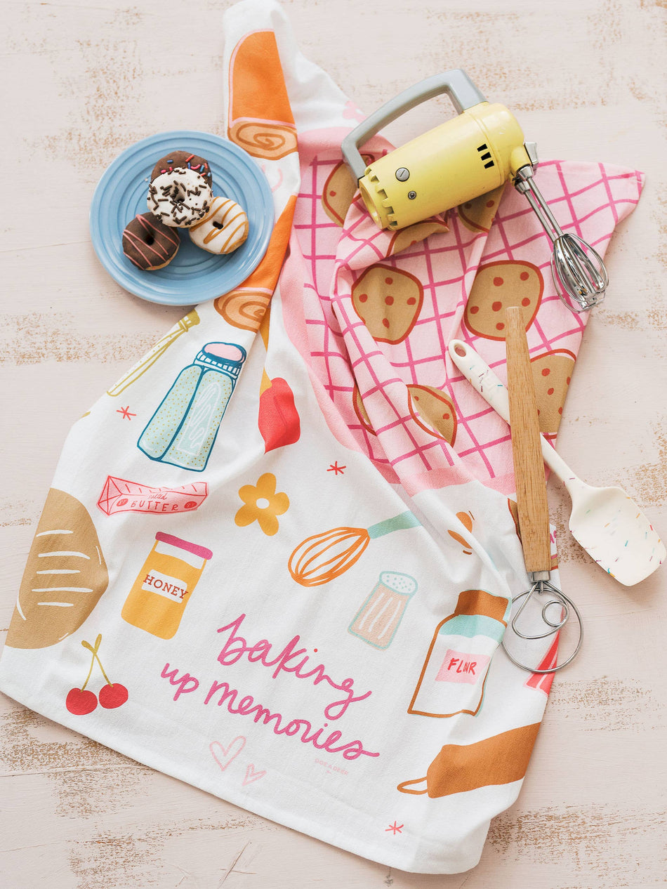 Baking Up Everyday Memories Kitchen Tea Towel || Everyday