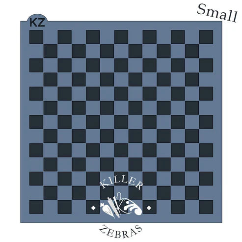 Checkerboard Small KZ Stencil