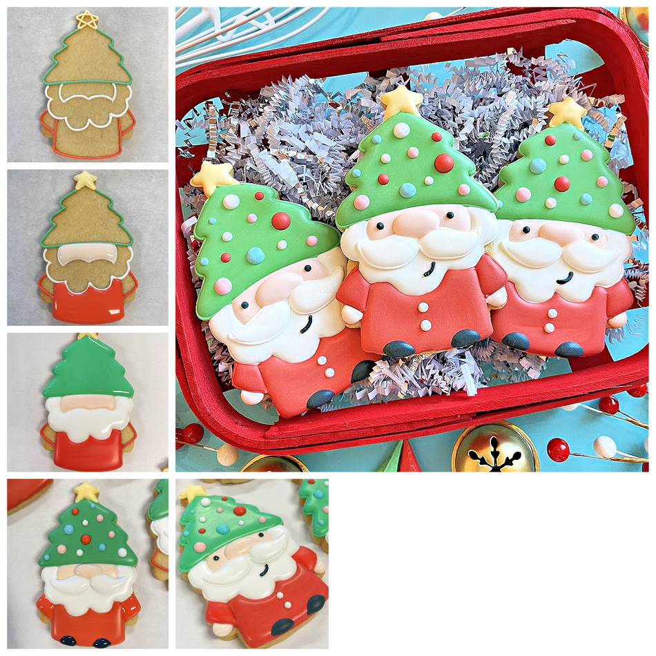 Christmas Tree Gnome Cookie Cutter